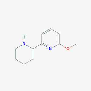 2-Methoxy-6-(piperidin-2-yl)pyridine