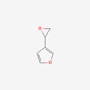 molecular formula C6H6O2 B15323088 3-(Oxiran-2-yl)furan 