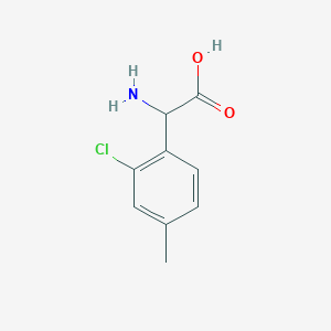 2-Amino-2-(2-chloro-4-methylphenyl)acetic acid