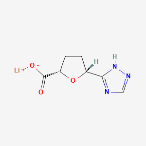 Lithium cis-5-(1H-1,2,4-triazol-3-yl)tetrahydrofuran-2-carboxylate