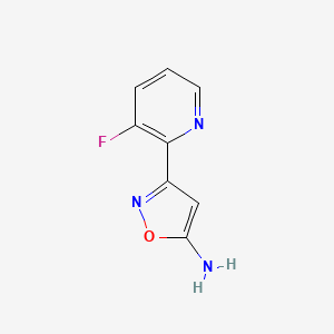 5-Amino-3-(3-fluoro-2-pyridyl)isoxazole