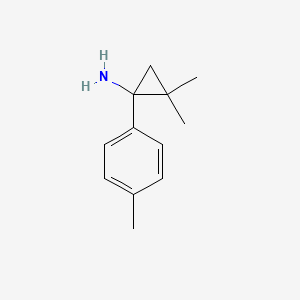 2,2-Dimethyl-1-(4-methylphenyl)cyclopropan-1-amine