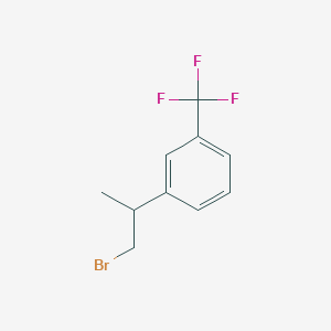 1-(1-Bromopropan-2-yl)-3-(trifluoromethyl)benzene