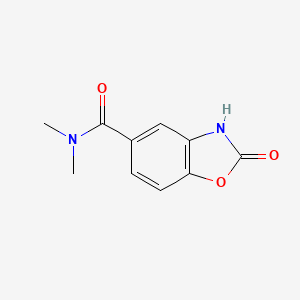 molecular formula C10H10N2O3 B1532321 N,N-Dimethyl-2-oxo-2,3-dihydro-1,3-benzoxazole-5-carboxamide CAS No. 1243022-66-3