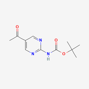 1-[2-(Boc-amino)-5-pyrimidinyl]ethanone