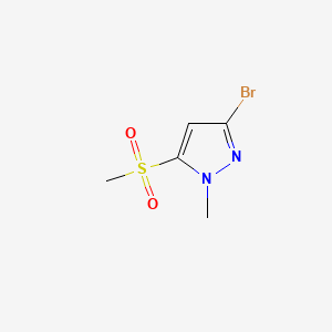 3-bromo-5-methanesulfonyl-1-methyl-1H-pyrazole