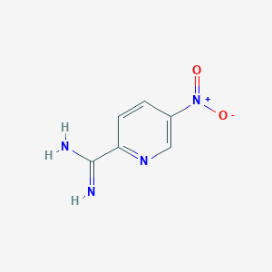 molecular formula C6H6N4O2 B15323323 5-Nitropicolinimidamide 