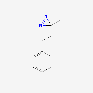 molecular formula C10H12N2 B15323348 3-Methyl-3-phenethyl-3H-diazirine 