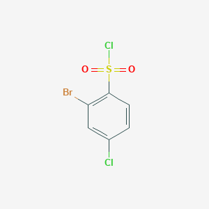 molecular formula C6H3BrCl2O2S B1532335 2-Bromo-4-chlorobenzenesulfonyl chloride CAS No. 929281-63-0