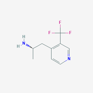 (2S)-1-[3-(trifluoromethyl)pyridin-4-yl]propan-2-amine