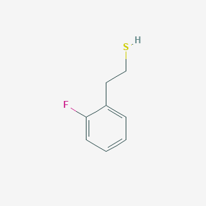 molecular formula C8H9FS B15323396 2-Fluorobenzeneethanethiol CAS No. 1099665-56-1