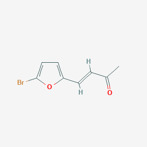 molecular formula C8H7BrO2 B15323432 4-(5-Bromofuran-2-yl)but-3-en-2-one 