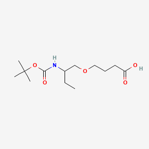 4-(2-{[(Tert-butoxy)carbonyl]amino}butoxy)butanoicacid