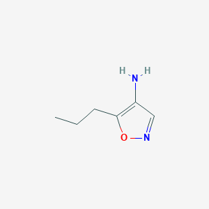 5-Propyl-1,2-oxazol-4-amine