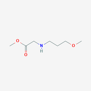 molecular formula C7H15NO3 B15323519 Methyl (3-methoxypropyl)glycinate 