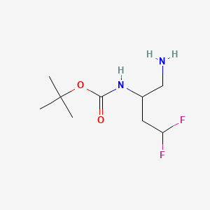 tert-Butyl (1-amino-4,4-difluorobutan-2-yl)carbamate