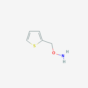 molecular formula C5H7NOS B15323534 Hydroxylamine, O-(2-thienylmethyl)- CAS No. 39854-54-1