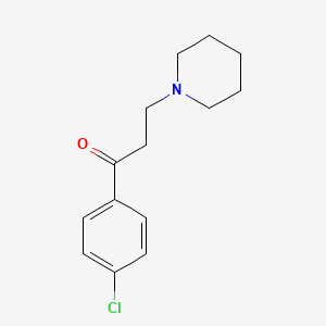 1-(4-Chlorophenyl)-3-(piperidin-1-YL)propan-1-one