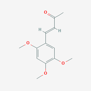 molecular formula C13H16O4 B15323599 4-(2,4,5-Trimethoxyphenyl)but-3-en-2-one 