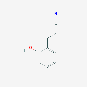 molecular formula C9H9NO B15323604 3-(2-Hydroxyphenyl)propanenitrile 