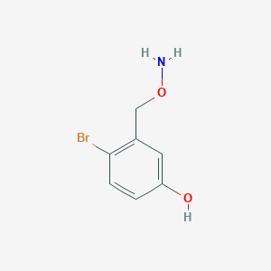 Benzyloxyamine, 2-bromo-5-hydroxy-