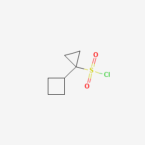 1-Cyclobutylcyclopropane-1-sulfonyl chloride