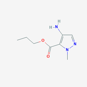 Propyl 4-amino-1-methyl-1h-pyrazole-5-carboxylate