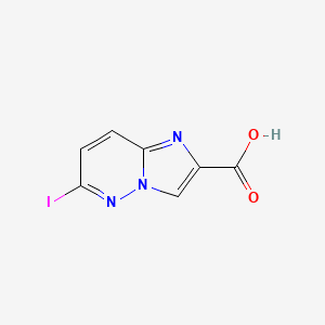 B1532372 6-Iodoimidazo[1,2-b]pyridazine-2-carboxylic acid CAS No. 1216380-53-8