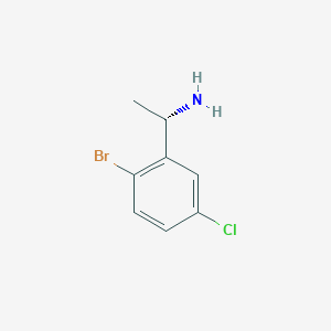 molecular formula C8H9BrClN B15323751 (S)-1-(2-Bromo-5-chlorophenyl)ethan-1-amine 