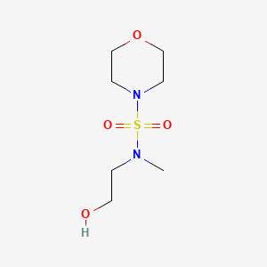 molecular formula C7H16N2O4S B1532380 2-[甲基(吗啉-4-磺酰基)氨基]乙醇 CAS No. 1184516-15-1