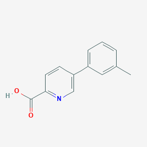 B1532381 5-(m-Tolyl)picolinic acid CAS No. 1226205-54-4