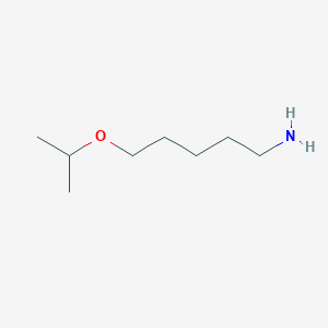 molecular formula C8H19NO B15323819 5-Isopropoxypentan-1-amine 