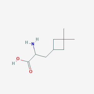 2-Amino-3-(3,3-dimethylcyclobutyl)propanoic acid