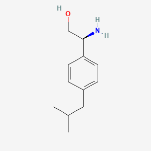 molecular formula C12H19NO B15323832 (s)-2-Amino-2-(4-isobutylphenyl)ethan-1-ol 