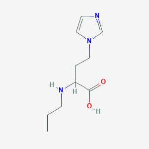 4-(1h-Imidazol-1-yl)-2-(propylamino)butanoic acid