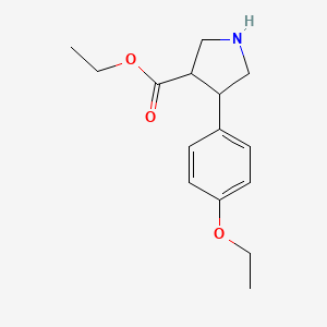 Ethyl 4-(4-ethoxyphenyl)pyrrolidine-3-carboxylate