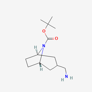 molecular formula C13H24N2O2 B1532390 exo-3-Aminomethyl-8-Boc-8-azabicyclo[3.2.1]octane CAS No. 273207-53-7