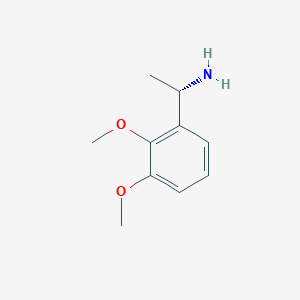 molecular formula C10H15NO2 B15323904 (S)-1-(2,3-Dimethoxyphenyl)ethan-1-amine 