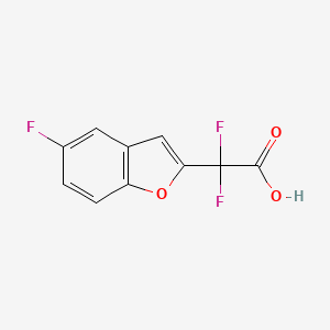 2,2-Difluoro-2-(5-fluorobenzofuran-2-yl)acetic acid