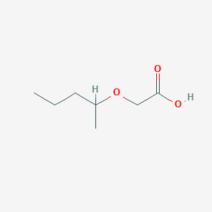 molecular formula C7H14O3 B15323948 [(Pentan-2-yl)oxy]acetic acid CAS No. 92565-73-6