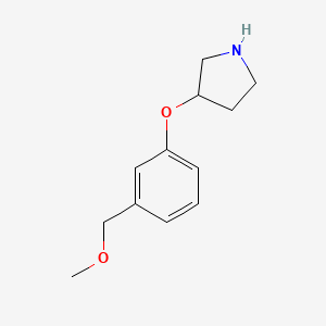 3-(3-(Methoxymethyl)phenoxy)pyrrolidine