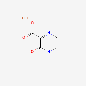 Lithium(1+)4-methyl-3-oxo-3,4-dihydropyrazine-2-carboxylate