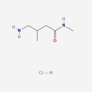 4-amino-N,3-dimethylbutanamide hydrochloride