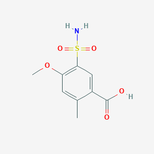 4-Methoxy-2-methyl-5-sulfamoylbenzoic acid