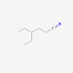 molecular formula C8H15N B15324066 4-Ethylhexanenitrile CAS No. 82598-77-4