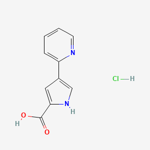 4-(pyridin-2-yl)-1H-pyrrole-2-carboxylicacidhydrochloride