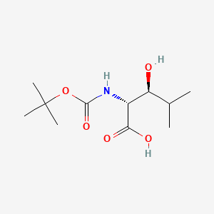 molecular formula C11H21NO5 B1532415 Boc-(2R,3S)-2-amino-3-hydroxy-4-methylpentanoic acid CAS No. 102507-17-5