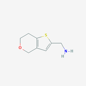 molecular formula C8H11NOS B15324202 {4H,6H,7H-thieno[3,2-c]pyran-2-yl}methanamine 