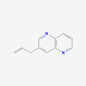 molecular formula C11H10N2 B1532442 3-Allyl-1,5-naphthyridine CAS No. 1246088-66-3