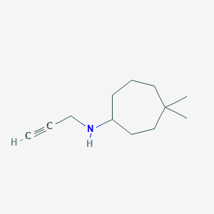 4,4-Dimethyl-N-(prop-2-yn-1-yl)cycloheptan-1-amine